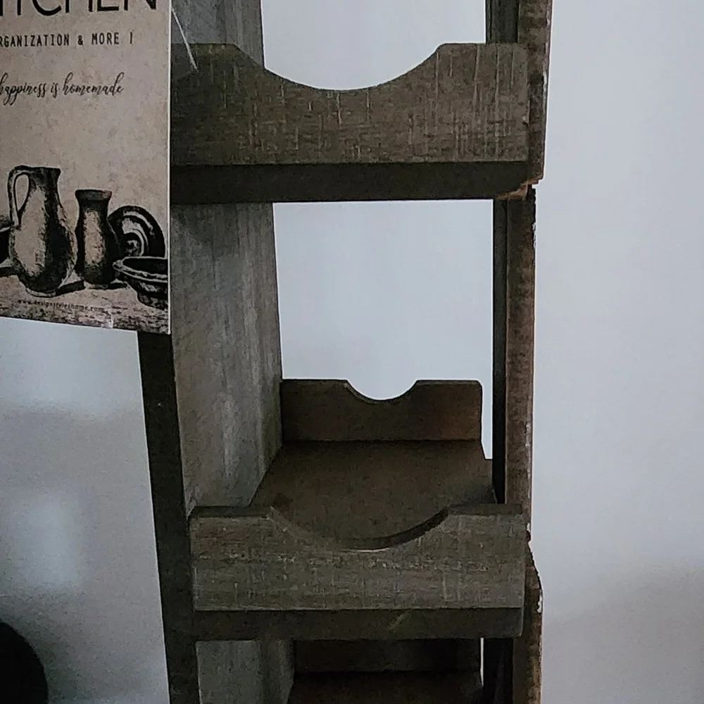 Rustic Wooden Wine Rack